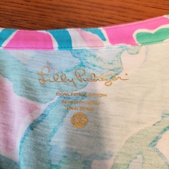 Lilly Pulitzer Alessia Dress Pink sands sz XS - Picture 4 of 6